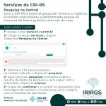 Read more about the article IRIRGS divulga arte tutorial com passo a passo do serviço de Pesquisa na Central da CRI-RS