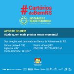 Read more about the article Colabore com a parceria entre a Anoreg/RS e o Banco de Alimentos para ajudar famílias atingidas pelo Coronavírus